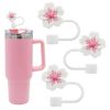 3-Pack Cherry Blossom Silicone Straw Covers – Fits 10mm Stanley Cup Straws