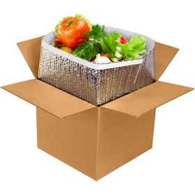 Foil Insulated Box Liners (Color: White)