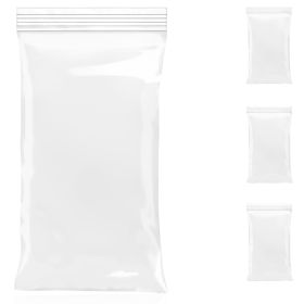 Clear Plastic Reclosable Zipper Bags (Color: Clear)