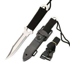 Durable Outdoor Knife with Sharp Blade and Sturdy Handle for Camping, Hiking and Adventure Use (Option: The white fox bent over)