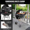 Charcoal Grill with Wheels for Outdoor Party Camping Picnic