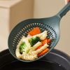 Nylon Slotted Strainer Spoon – Heat Resistant Food Grade Spoon for Draining Dumplings, Noodles & Fried Foods