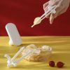 Finger Chopsticks Snack Tool with Ring Holder and Case, Fun Hands-Free Eating Assistant Keeps Fingers Clean