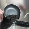Silicone Food Strainer Clip for Pots and Pans, Heat-Resistant Clip-On Colander for Easy Draining
