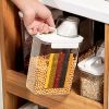 Large Clear Cereal Storage Container – Airtight Plastic Food Storage Box with Lid for Kitchen & Pantry Organization