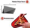 Silicone Foldable Pizza Slice Storage Box – Reusable Triangular Takeaway Container with Lid for Leftovers