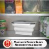 Silicone Foldable Pizza Slice Storage Box – Reusable Triangular Takeaway Container with Lid for Leftovers