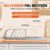 VEVOR Pan and Pot Rack, Expandable Pull Out Under Cabinet Organizer, Cookie Sheet Baking Pans tray Organization, Adjustable Wire Dividers