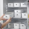 Reusable Refrigerator Storage Containers with Lids – Food-Safe Boxes for Fruits, Vegetables, Salads & Snacks