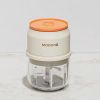 MODONG Multi-purpose Electric Garlic Masher; Chopper; Household Small Meat Grinder