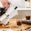 RAINBEAN Stovetop Espresso Maker 180ml for 3 Cups Espresso, Italian Moka Pot Coffee Maker