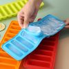 10-Slot Rectangular Ice & Chocolate Mold – Silicone Tray for Candy, Biscuit, or Cake Bites