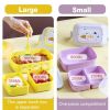 Kids Bento Lunch Box – Microwave-Safe Plastic Food Container with Spoon & Fork, Leak-Proof Compartments for School & Picnic