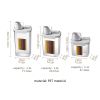 Large Clear Cereal Storage Container – Airtight Plastic Food Storage Box with Lid for Kitchen & Pantry Organization