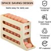 Rolling Egg Dispenser – Space-Saving Organizer for Refrigerator Storage