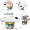 One-click automatic electric can opener + Manual Cork opener set, electric can opener for arthritis and the elderly - easy to use, smooth edges