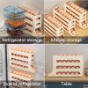 Rolling Egg Dispenser – Space-Saving Organizer for Refrigerator Storage