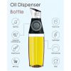 17oz Glass Oil Dispenser Bottle – With Measuring Pump for Olive Oil & Vinegar