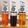17oz Glass Oil Dispenser Bottle – With Measuring Pump for Olive Oil & Vinegar
