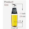 17oz Glass Oil Dispenser Bottle – With Measuring Pump for Olive Oil & Vinegar