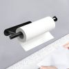 Adhesive Stainless Steel Paper Towel Holder – Under Cabinet or Wall Mount for Kitchen & Bathroom