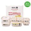 Food Storage Container Set with Easy Locking Lids, Leak-Resistant Reusable Containers for Meal Prep and Pantry Storage