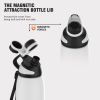 Healter 20oz Leakproof Free Drinking Water Bottle with Spout Lid for;  600ml Stainless Steel Sports Water Bottle for Fitness;  Gym and Outdoor Sports
