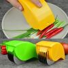 Quick Prep Chef’s Cutter & Mincer – Multipurpose Handheld Vegetable and Herb Chopper for Fast Food Prep
