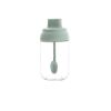 Glass Seasoning & Oil Set – Condiment Jar with Spoon and Oil Brush Bottle