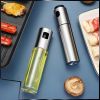 Stainless Steel Oil Spray Bottle – Refillable Pressurized Mister for Cooking & BBQ