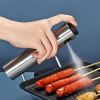 Stainless Steel Oil Spray Bottle – Refillable Pressurized Mister for Cooking & BBQ