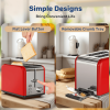 W1134P237563 White multi-earth oven 2 piece toaster 1.5-inch ultra wide slot 6 Browning settings and 3 features (thaw / reheat / cancel) SUS304