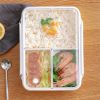 Microwave-Safe Divided Lunch Box with Fruit Compartment – Portable Fresh-Keeping Container for Kids and Students