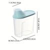 1.9L Airtight Cereal Storage Container – BPA-Free Plastic Food Jar with Lid for Kitchen Pantry Organization