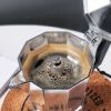 RAINBEAN Stovetop Espresso Maker 180ml for 3 Cups Espresso, Italian Moka Pot Coffee Maker