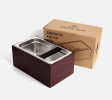 PSFC36 Home Coffee Powder Box Coffee Powder Bucket Coffee Powder Dumping Box 27*16.5*10.5cm Coffee Powder Box SUS Coffee Powder Bucket Coffee powder,