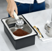 PSFC36 Home Coffee Powder Box Coffee Powder Bucket Coffee Powder Dumping Box 27*16.5*10.5cm Coffee Powder Box SUS Coffee Powder Bucket Coffee powder,
