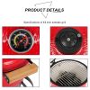 13in Round Ceramic Charcoal Grill XH