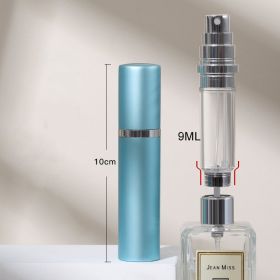 Refillable Travel Perfume Atomizer Spray Bottle for Portable Fragrance Storage and Sampling (Option: 9ML Blue)